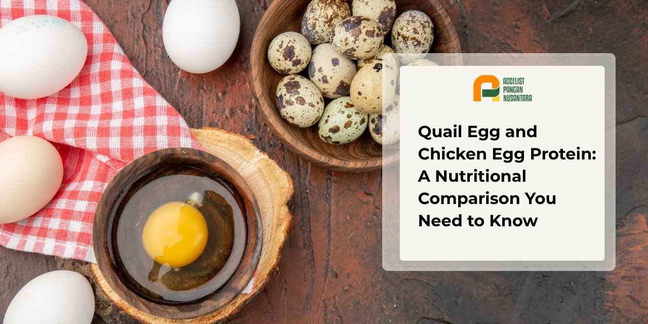 Comparison of protein content between quail eggs and chicken eggs