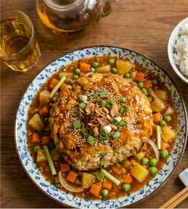 Fuyunghai ayam saus asam manis ala Chinese food