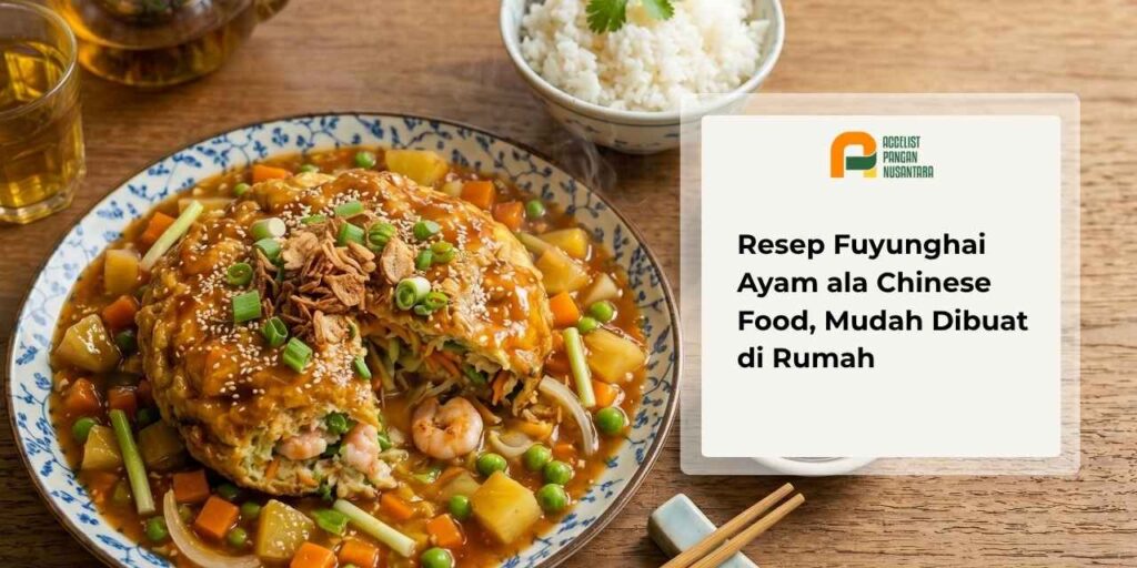 Fuyunghai ayam saus asam manis ala Chinese food