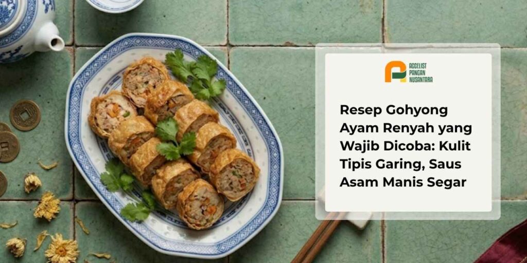 resep gohyong ayam dengan saus asam manis