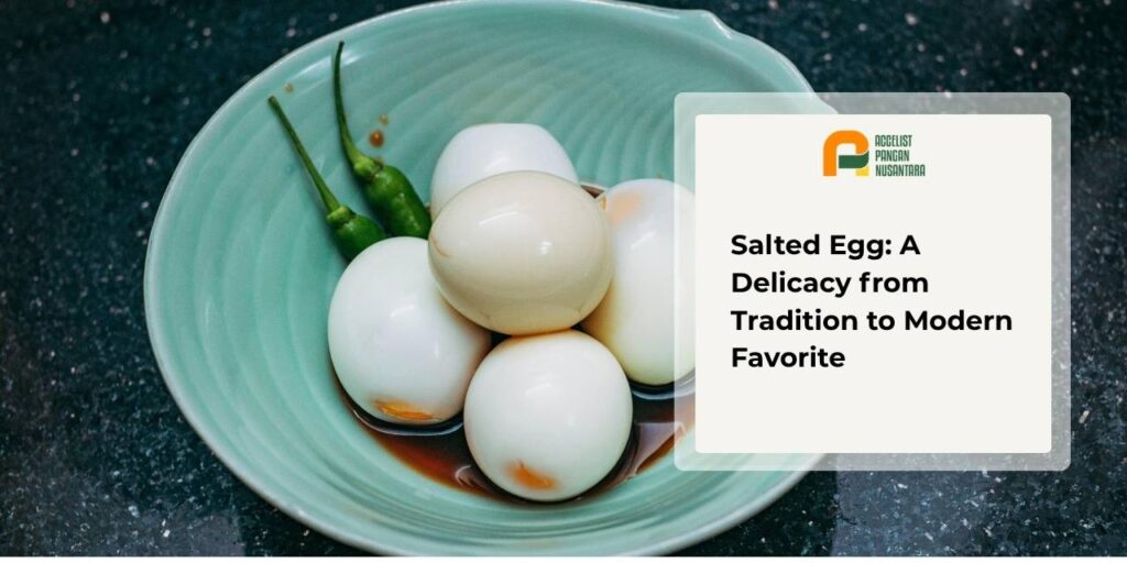 Pieces of boiled salted egg with oily and sandy textured yolk