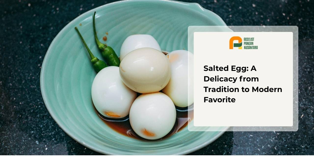 Pieces of boiled salted egg with oily and sandy textured yolk