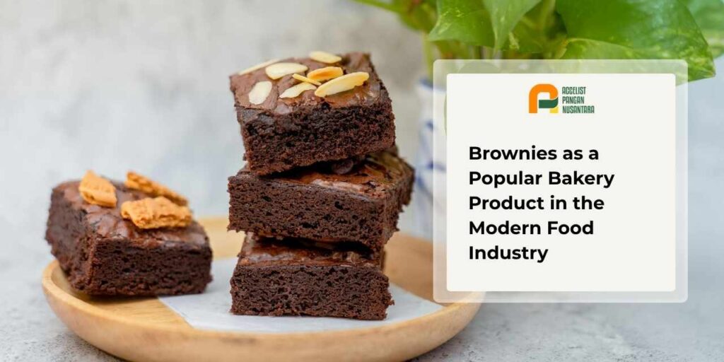 Chocolate brownies are a popular baked good in Indonesia