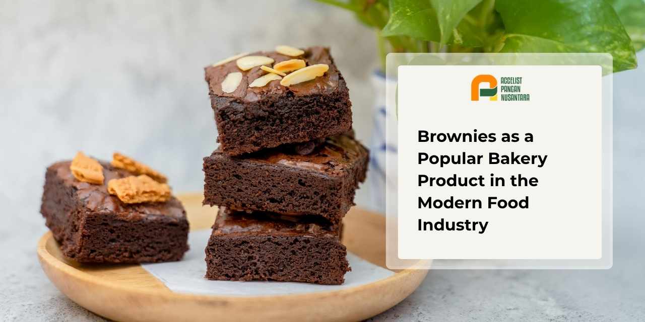 Chocolate brownies are a popular baked good in Indonesia