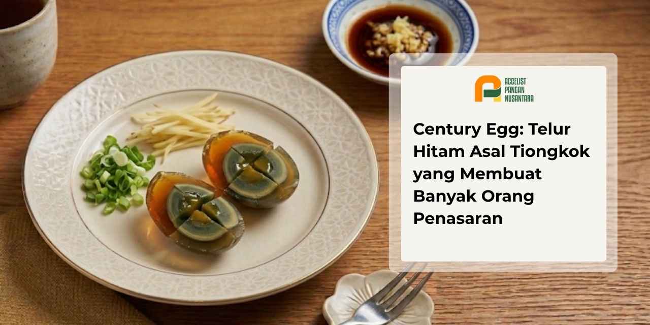 Century egg, telur hitam khas Tiongkok
