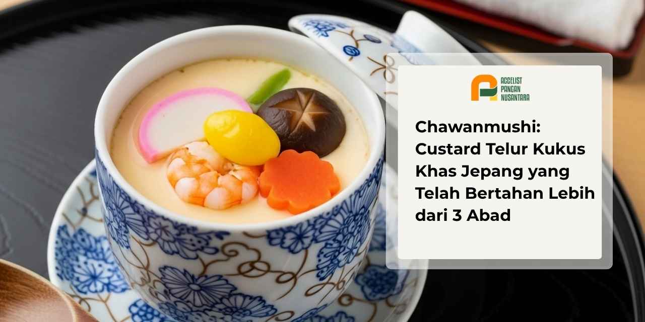 Chawanmushi hidangan custard telur kukus khas Jepang