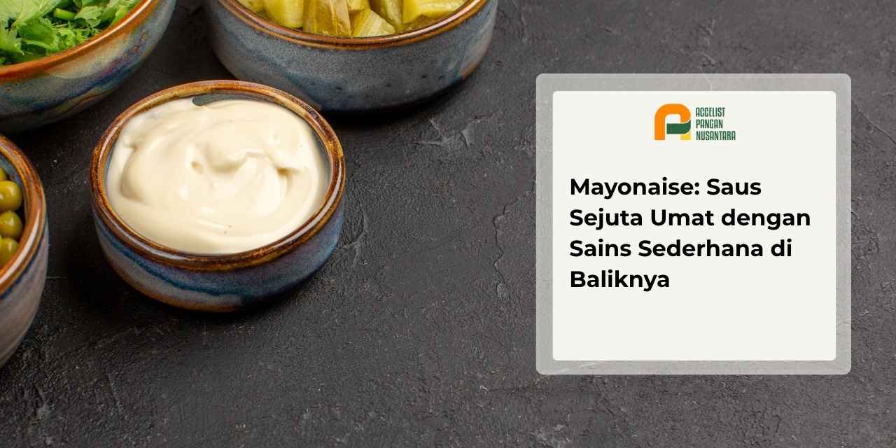 Mayonaise saus krim kental dalam mangkuk saji