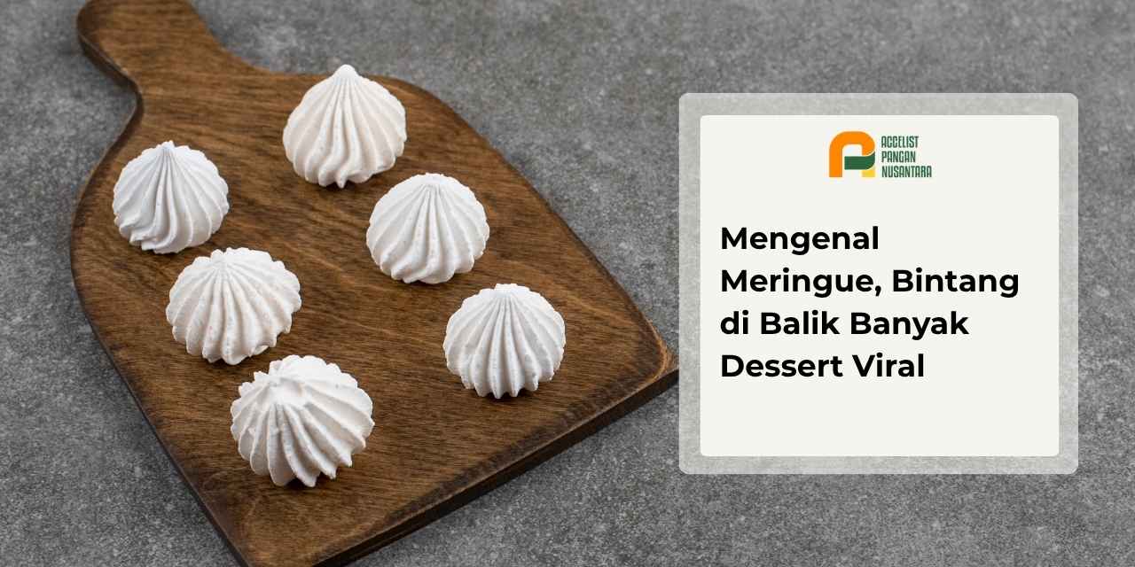 merengue putih telur dan gula dalam dunia pastry