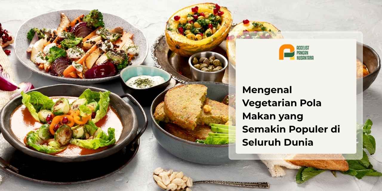 Mangkuk hidangan diet vegetarian berisi sayuran hijau, tomat, kacang lentil, dan tahu rebus.