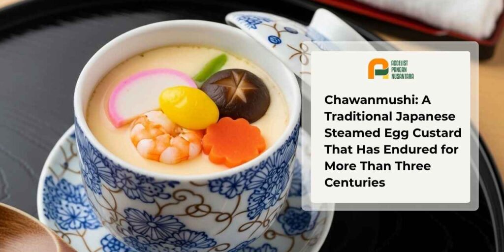 Chawanmushi a traditional Japanese steamed egg custard dish