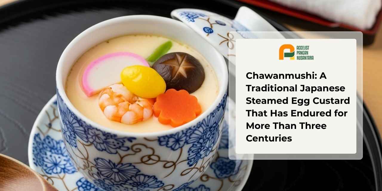 Chawanmushi a traditional Japanese steamed egg custard dish