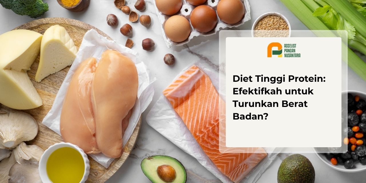 Makanan diet tinggi protein seperti telur, ayam, dan kacang-kacangan