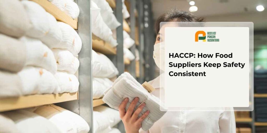 Quality control team logging critical control points in a HACCP system