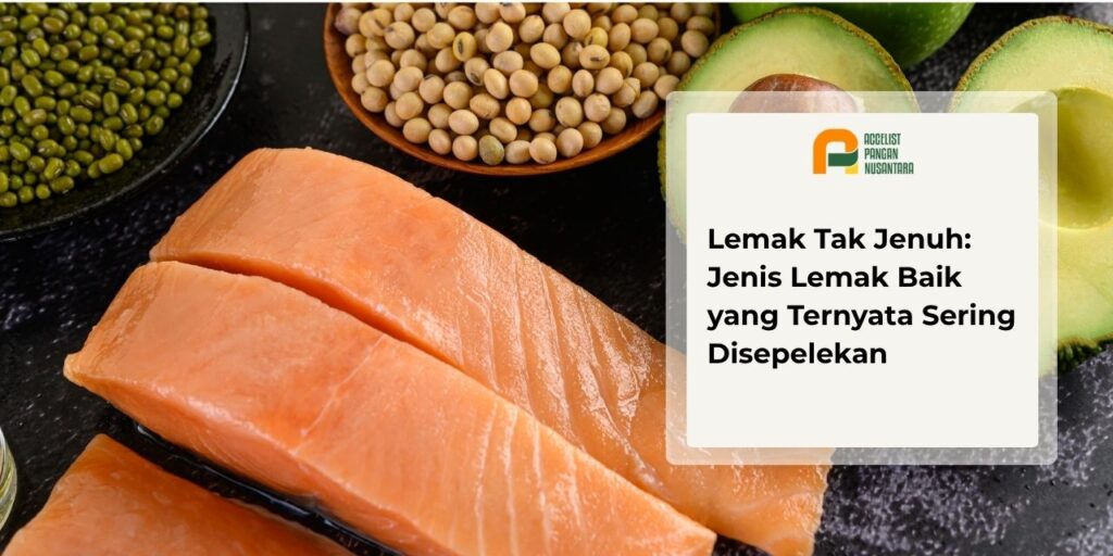 Sumber makanan lemak tak jenuh seperti alpukat dan kacang
