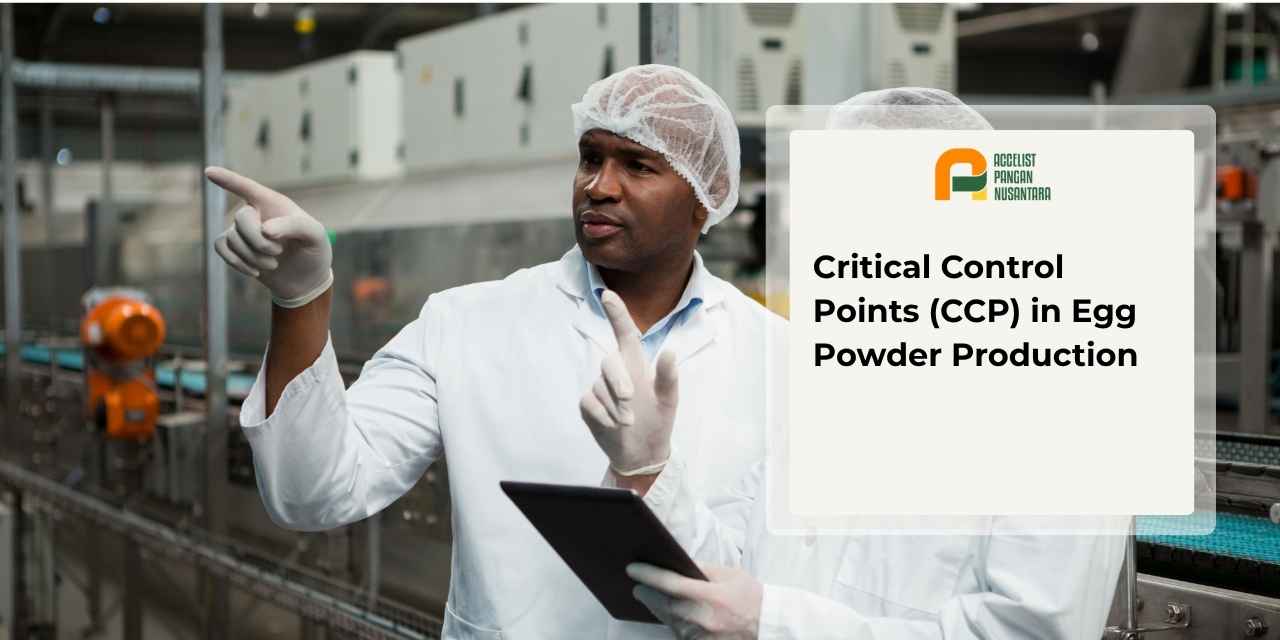 Critical control points in egg powder production