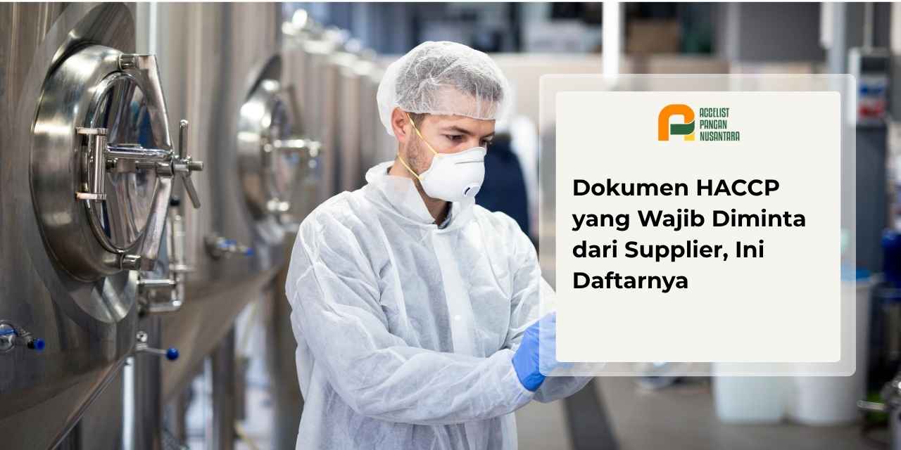 Dokumen HACCP yang wajib diminta dari supplier