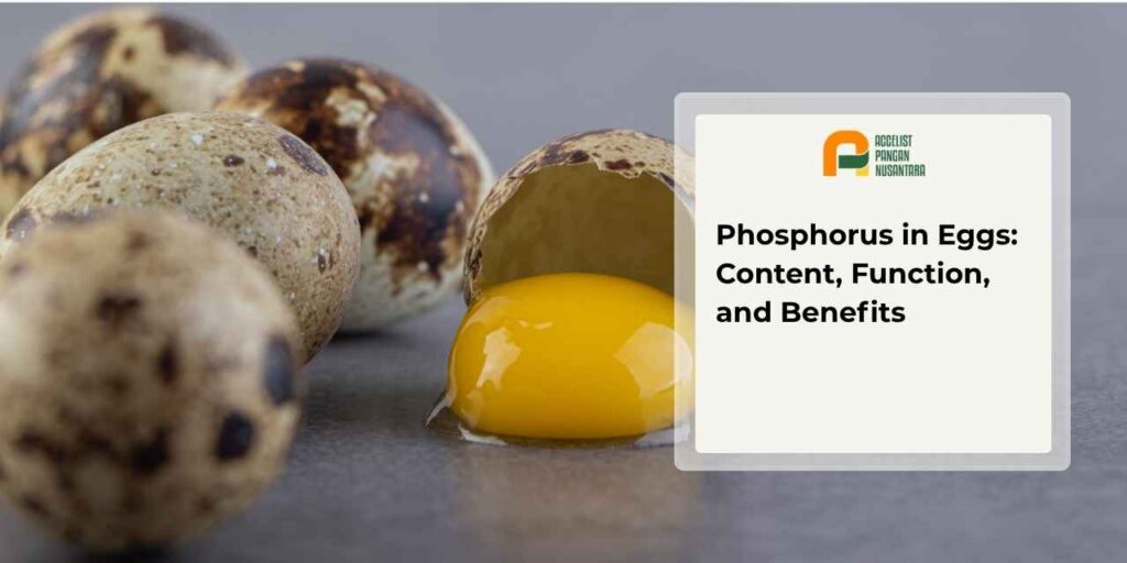 Phosphorus content in eggs