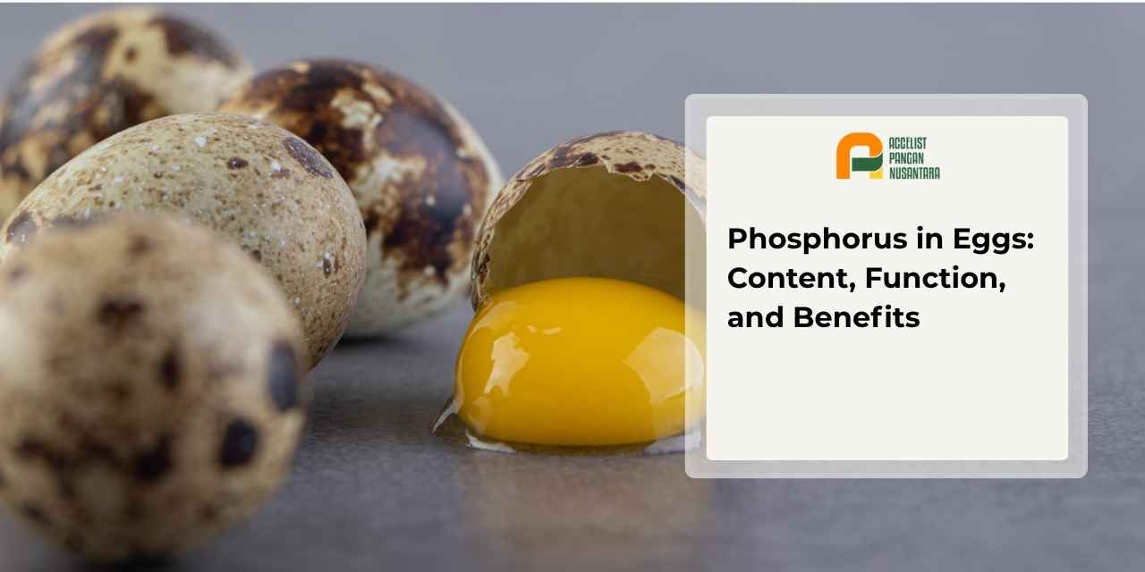 Phosphorus content in eggs