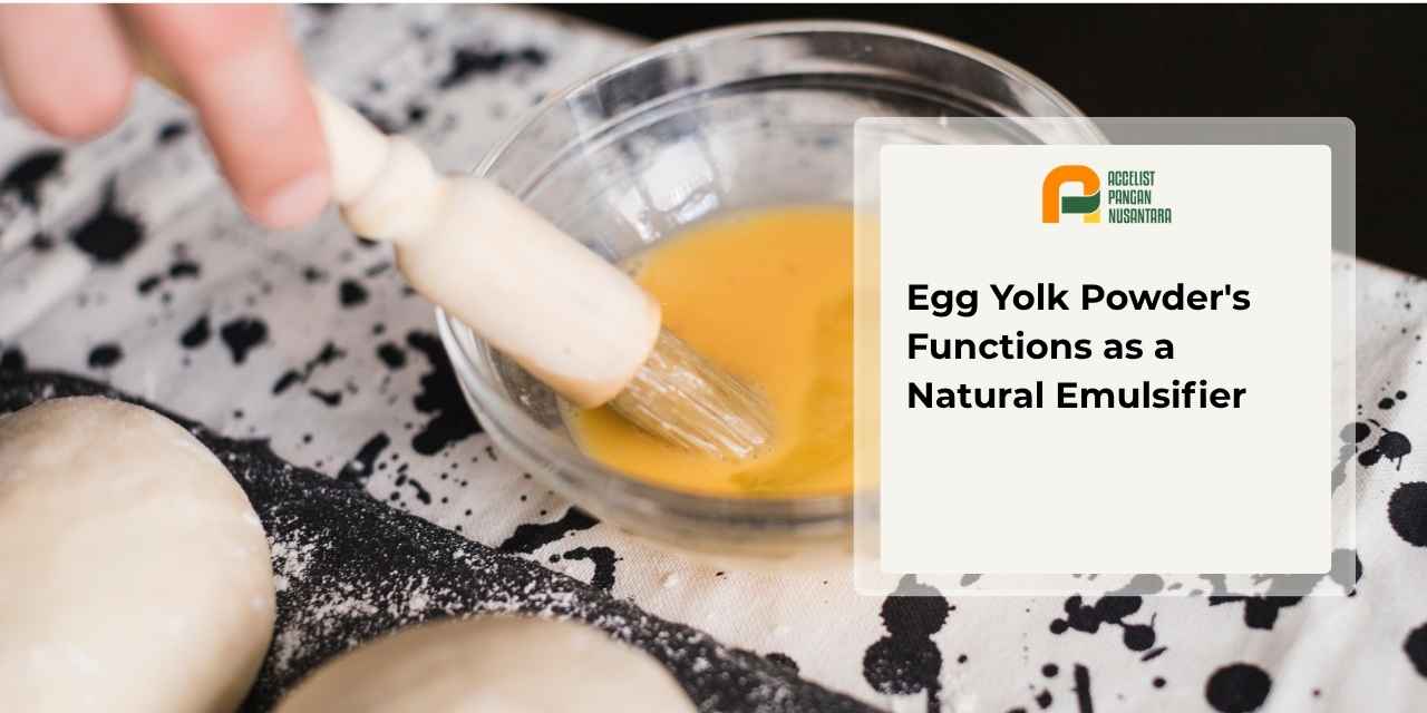 Egg yolk powder as a natural emulsifier