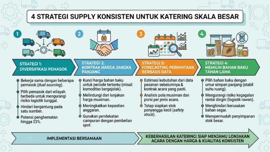 Strategi Suply untuk Katering Skala Besar