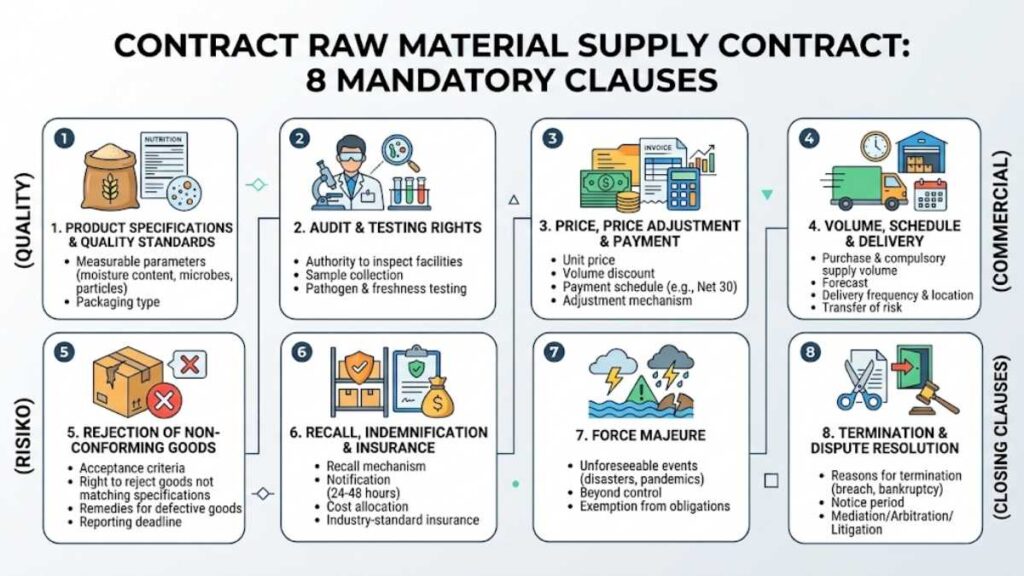 Quality Clauses That Make Sure Ingredients Meet Your Needs